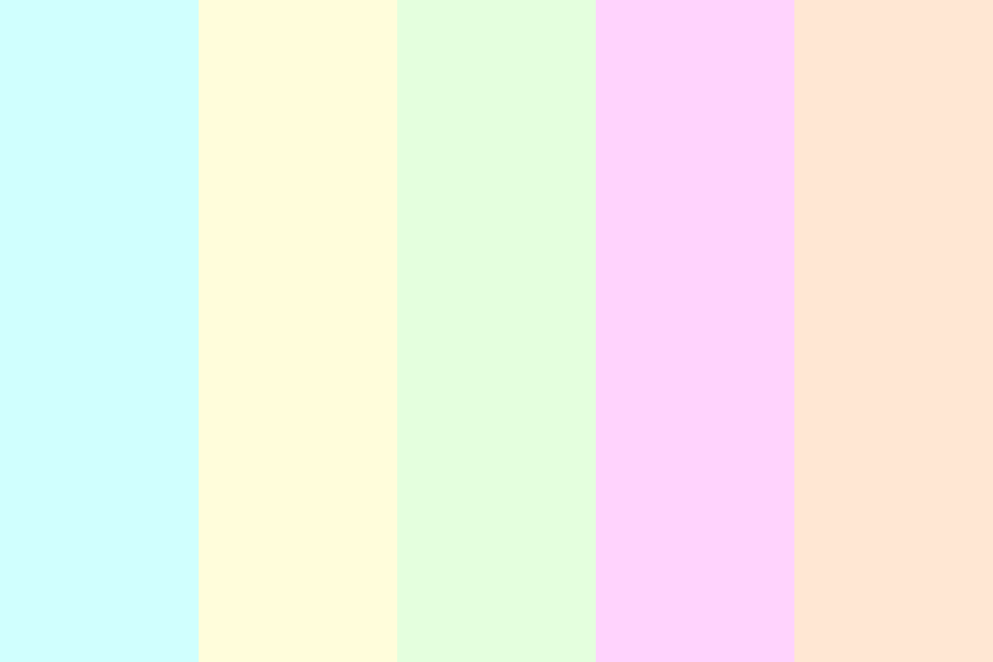 light pastel Color Palette