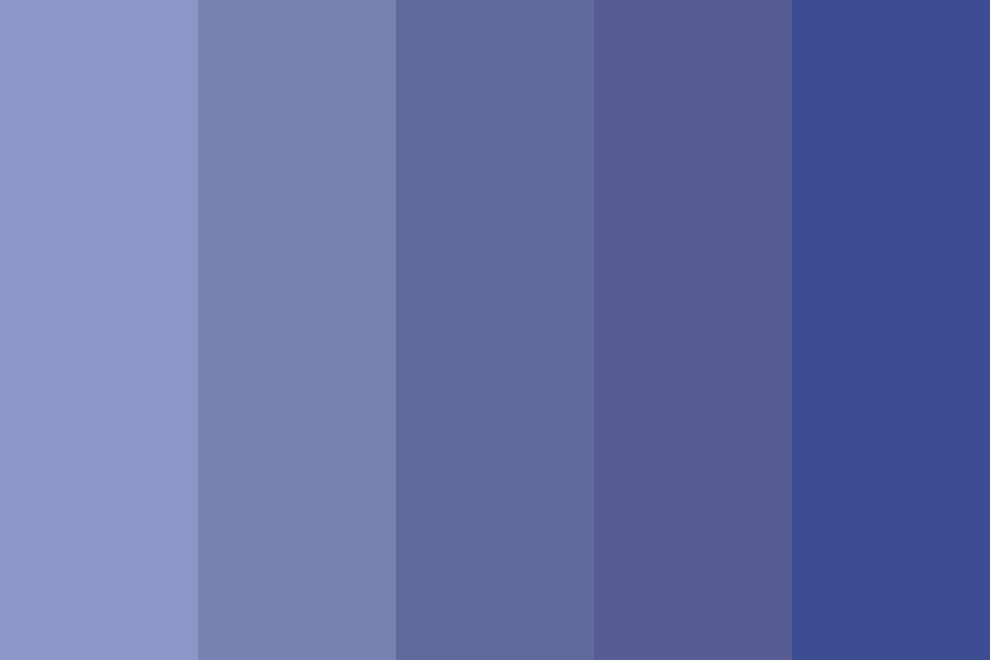 Matte Blue Pearl (G20) Color Palette