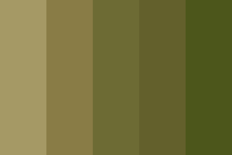 Birch nut color palette