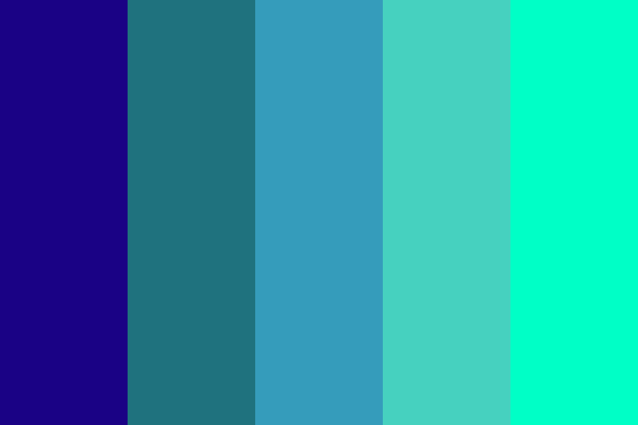 Colorful Peacock Color Palette