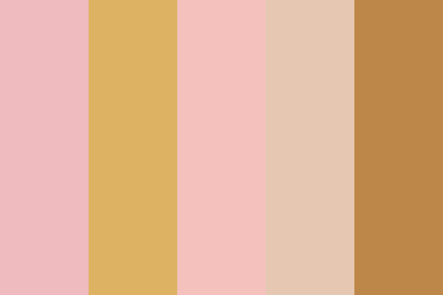 Pink and Gold Color Palette