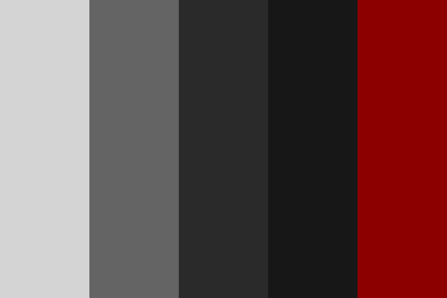 white grey red