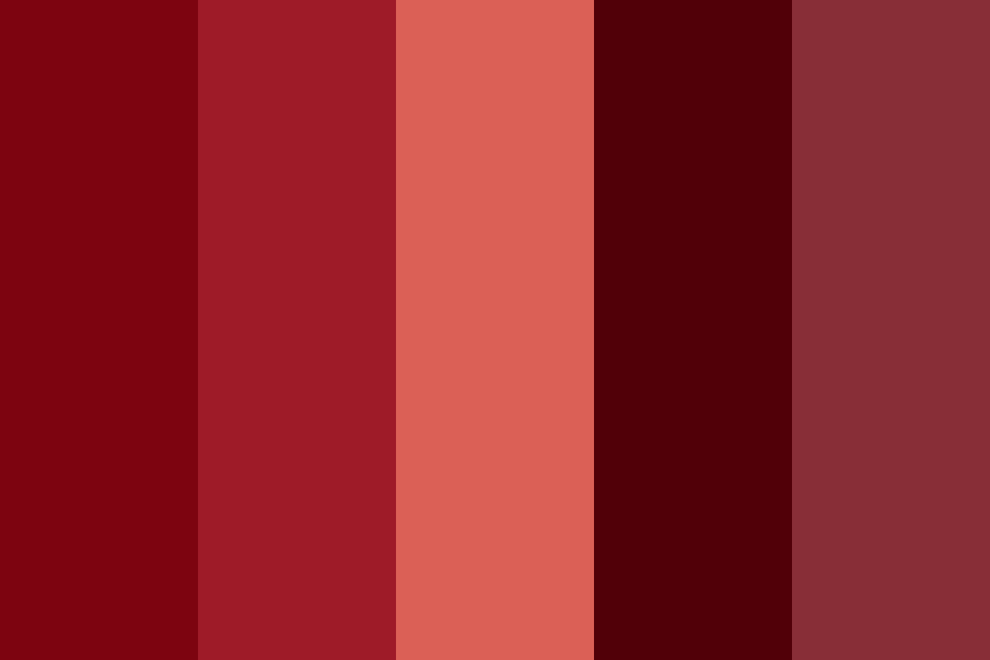burgundy coral color palette