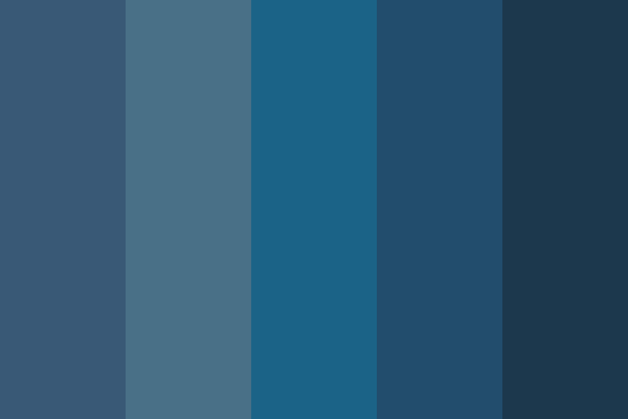 Gloomy Blue color palette