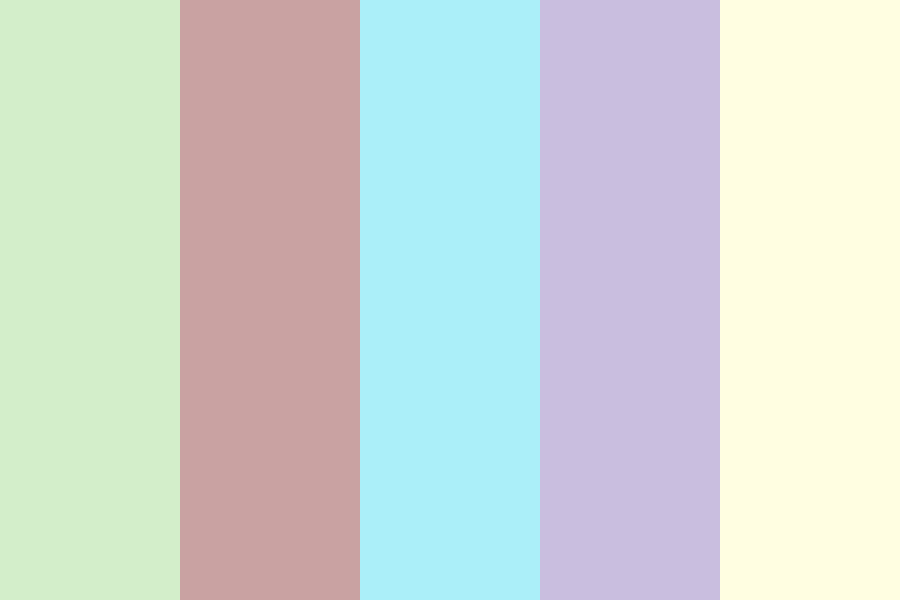 Days of the Week Color Palette