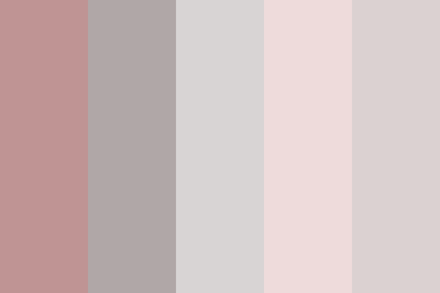 Grey Red Color Palette