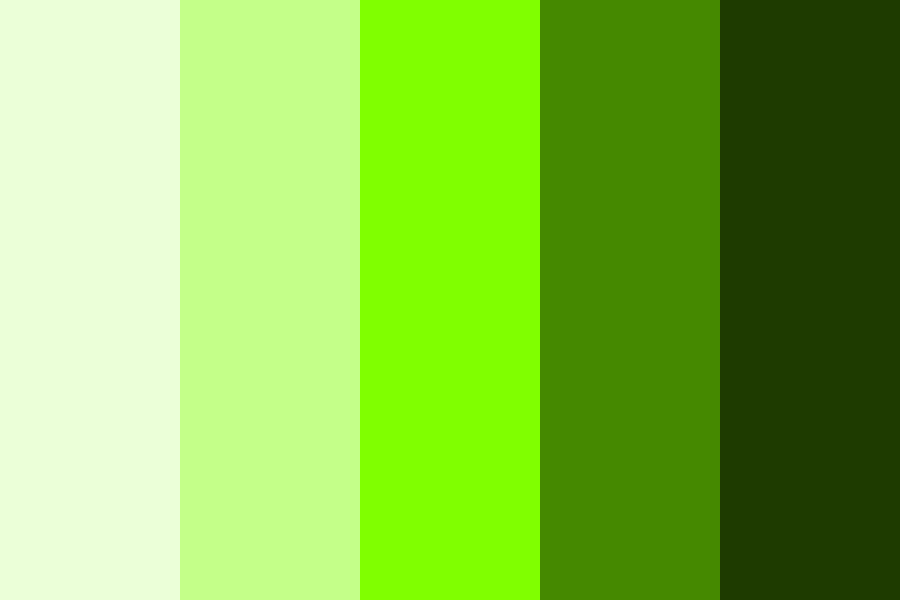 The Color Chartreuse Color Palette