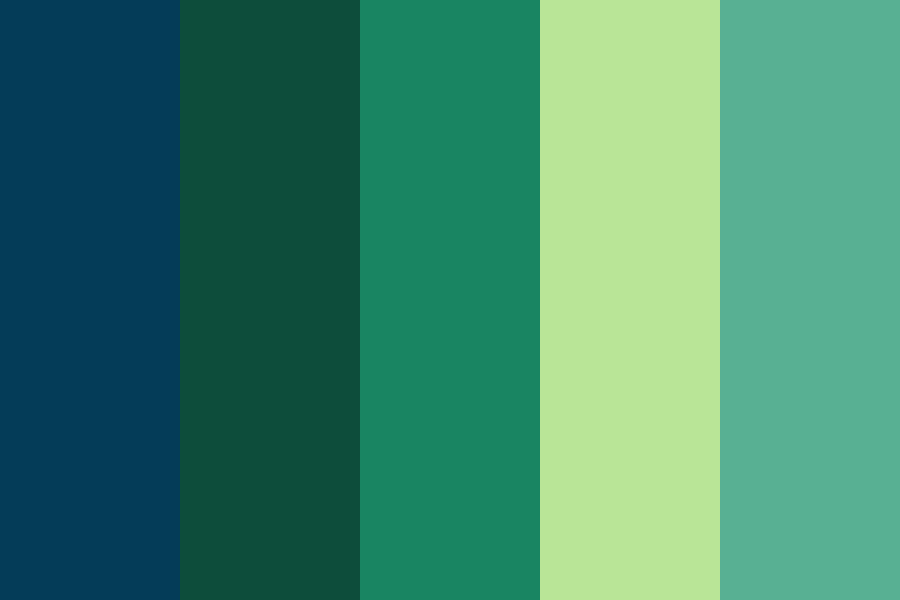 Blue n Green Color Palette
