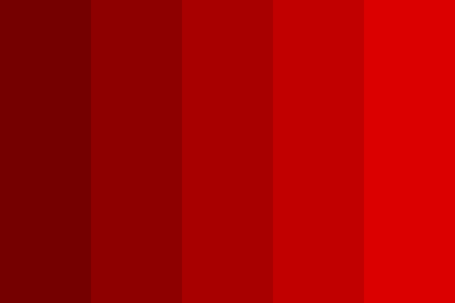 Blood Red Sky Color Palette