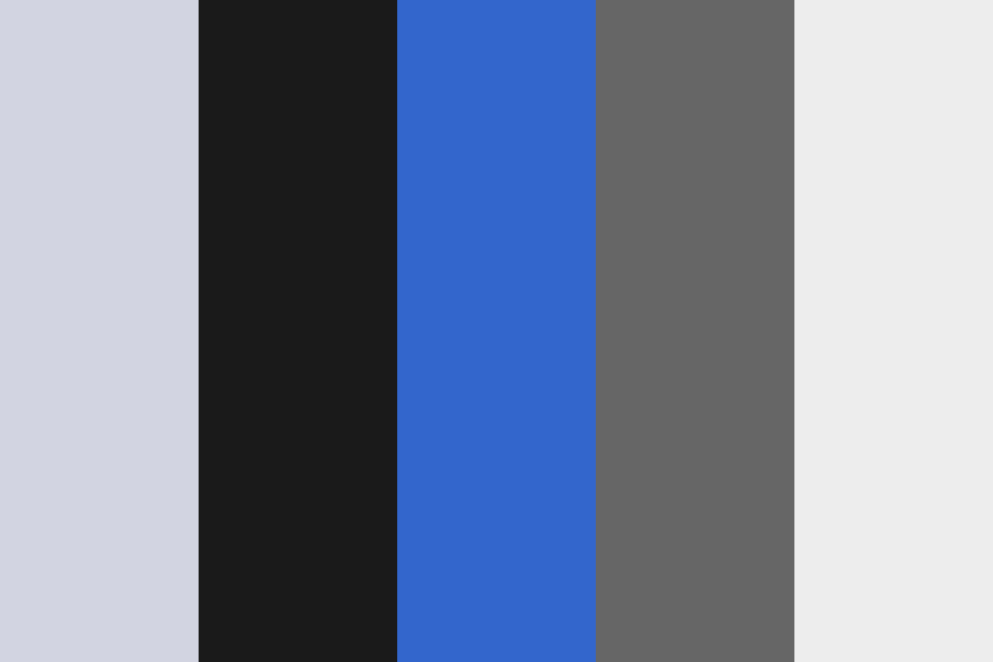 Retro Blue Color Palette