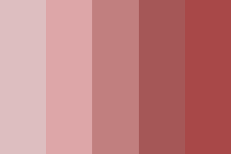 English Red Rose Color Palette