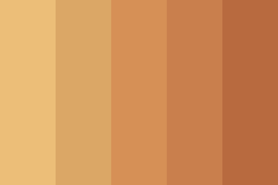 Tan Skin Color Palette
