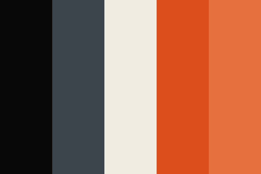 Rebellion Orange Color Palette