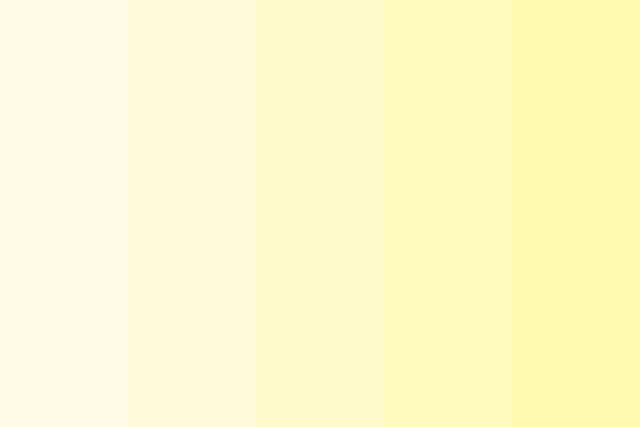 Yellow cream Color Palette