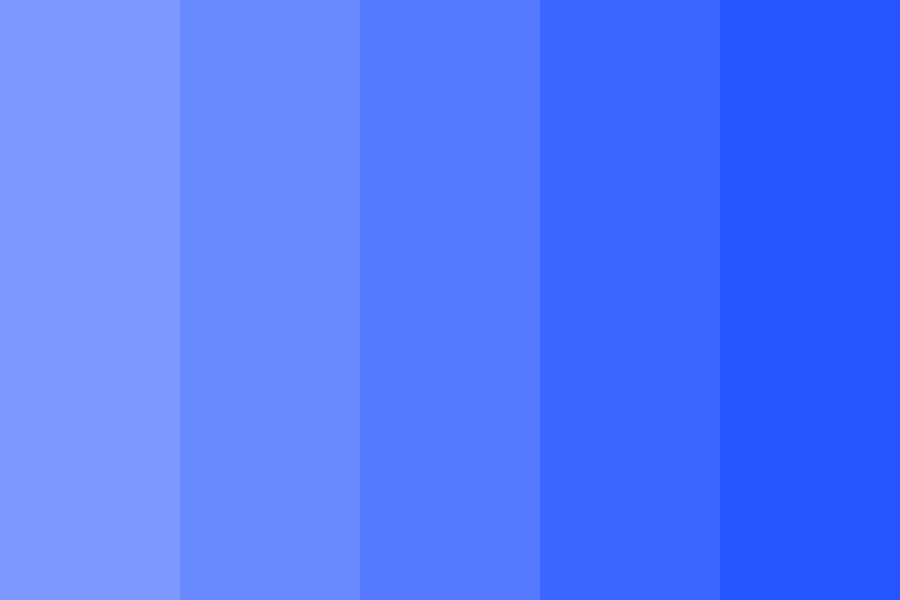 Favorite Blue color palette