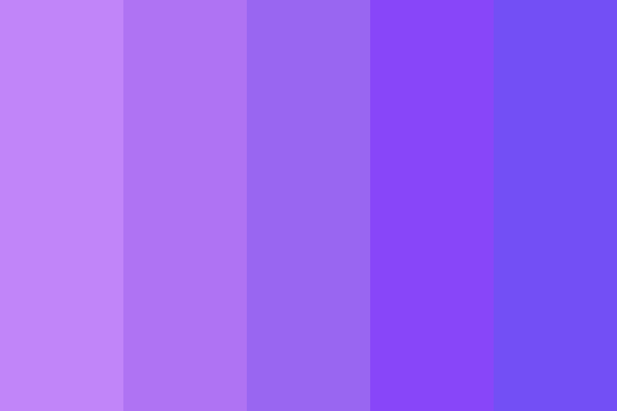 Dream Violet Sunset Color Palette