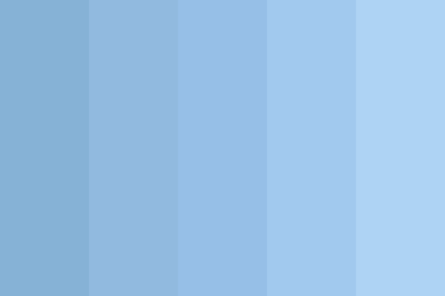 Sky blue color shades Color Palette