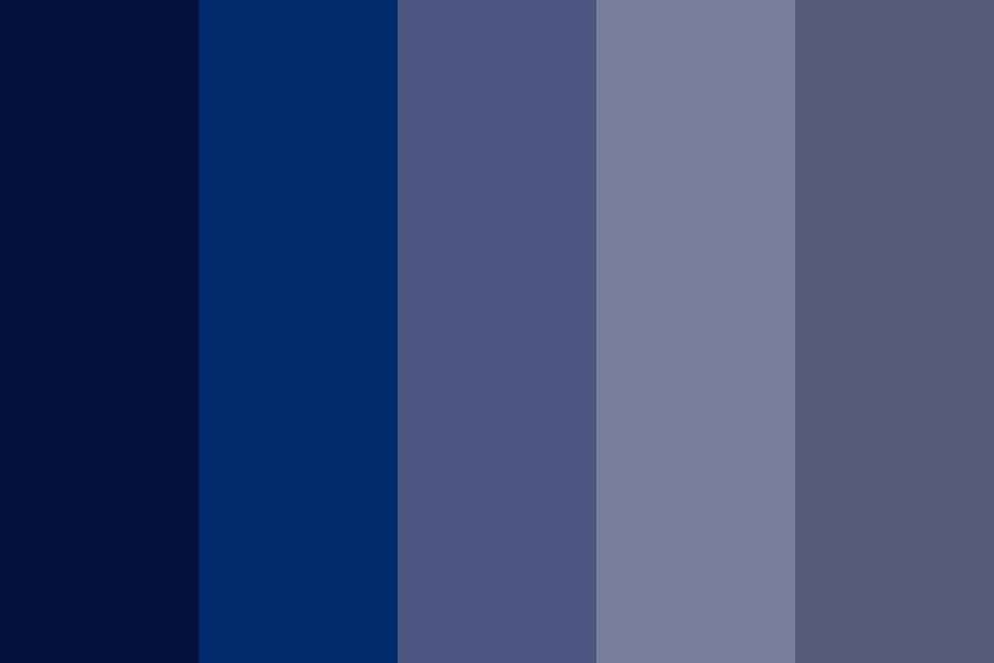 BT247 blues shades Color Palette