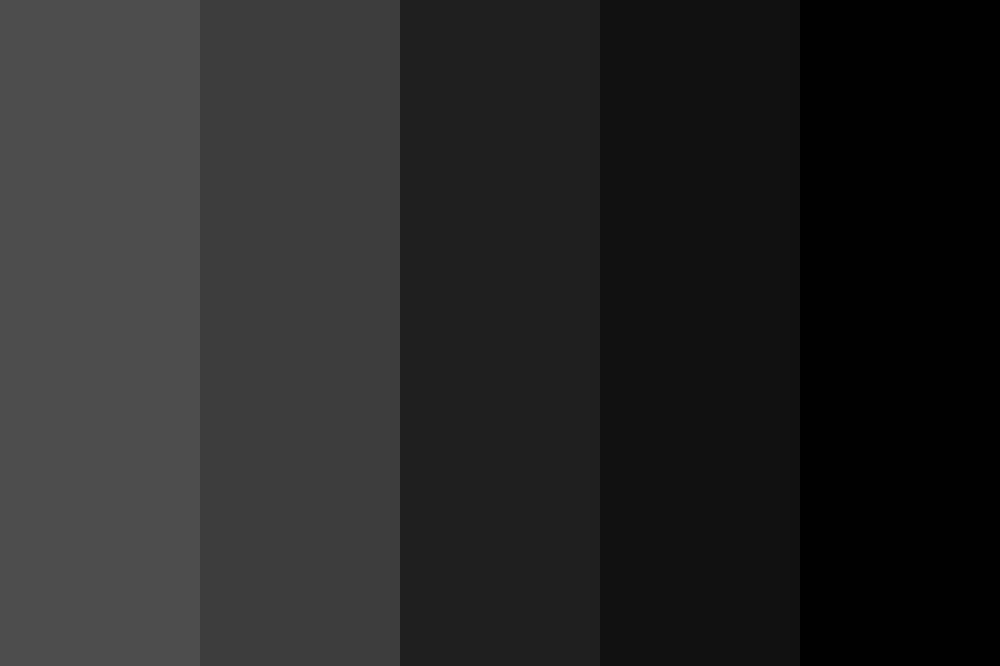 Black palette Color Palette