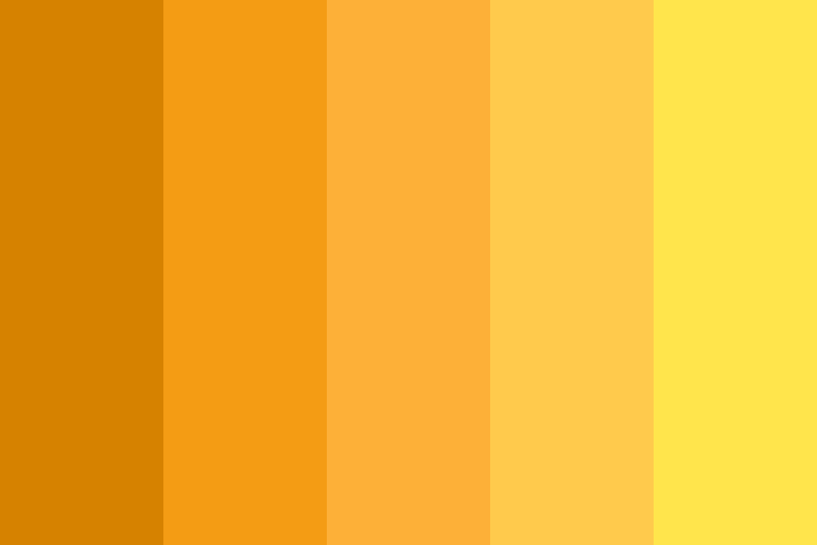 Sunny Sunflower color palette