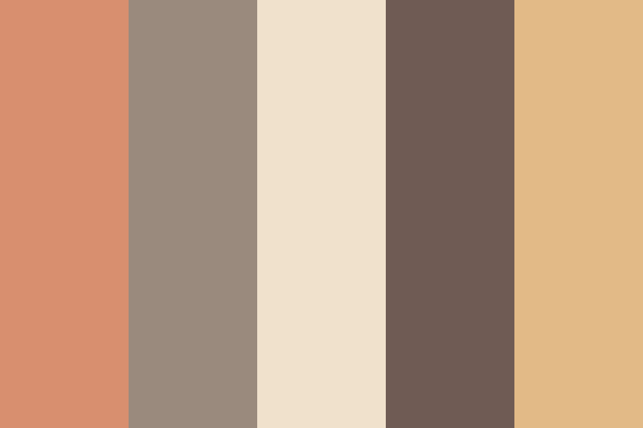 Rich Brown Color Palette Brown Color Palette Flat Col 