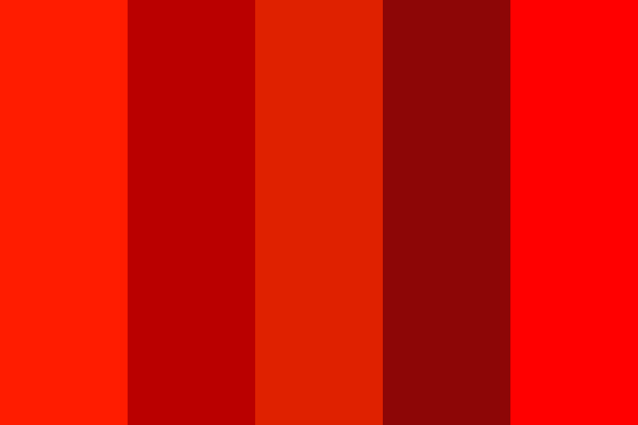 Ferrari Hell Color Palette