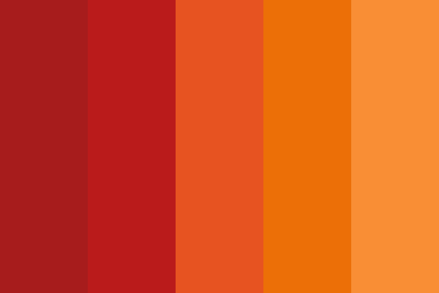 Colors of The Zodiacs - Aries Color Palette