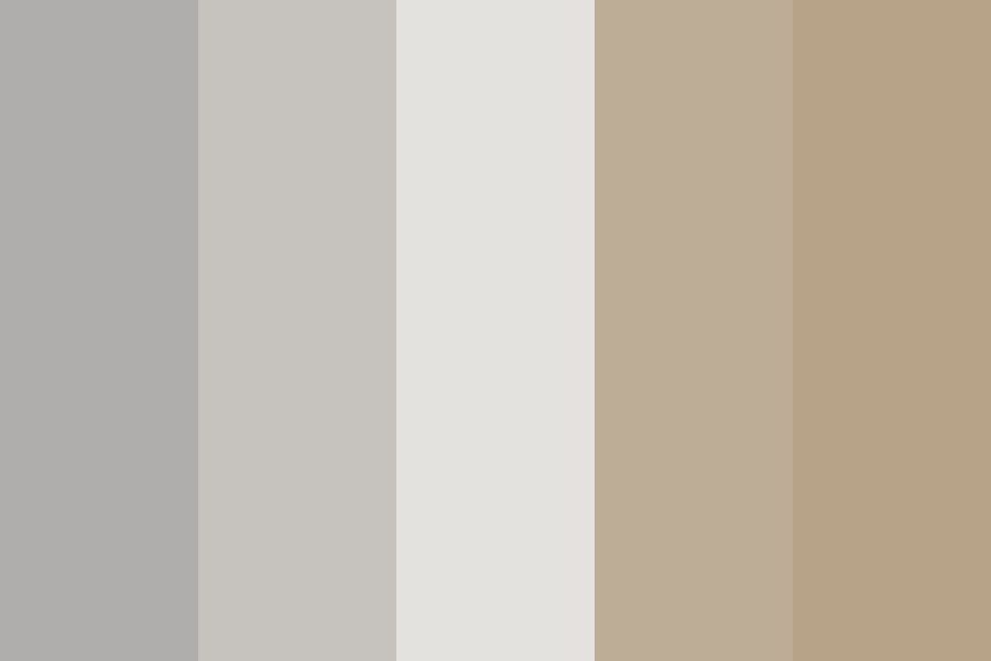 grey-gold color palette