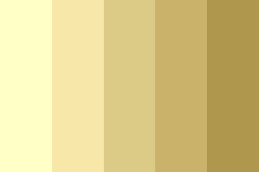 Yellowish Skin Tone Color Palette
