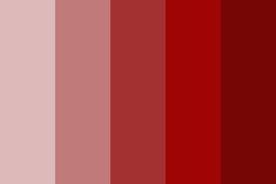 Red Is the New Silver Color Palette