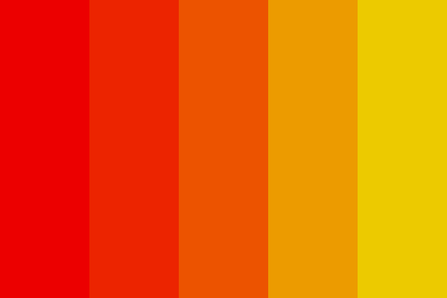 Red-Yellow Color Palette