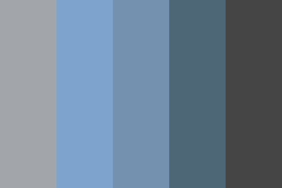 Blue Grey Heycaryn Color Palette