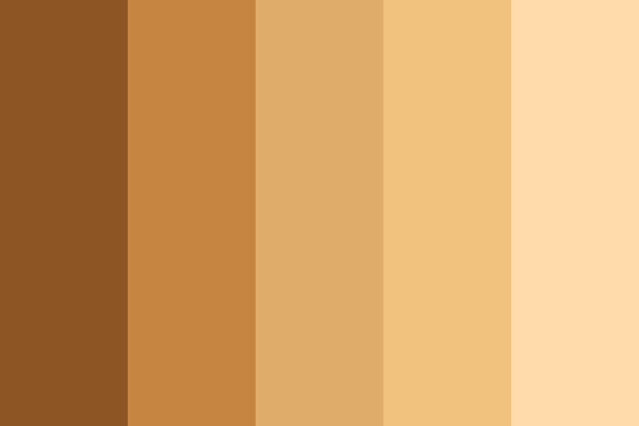shades of skin tones
