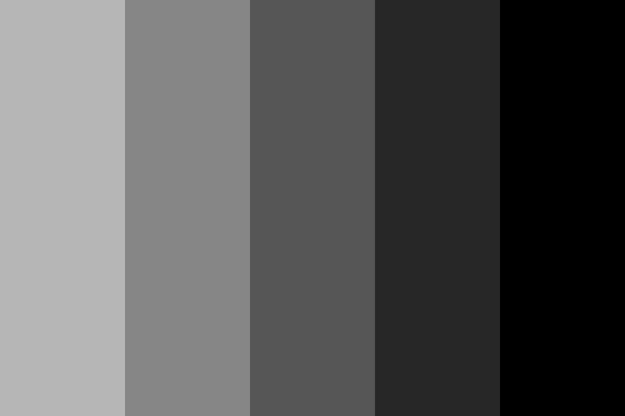 Fade to Black Color Palette