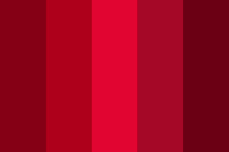 Ruby red Color Palette
