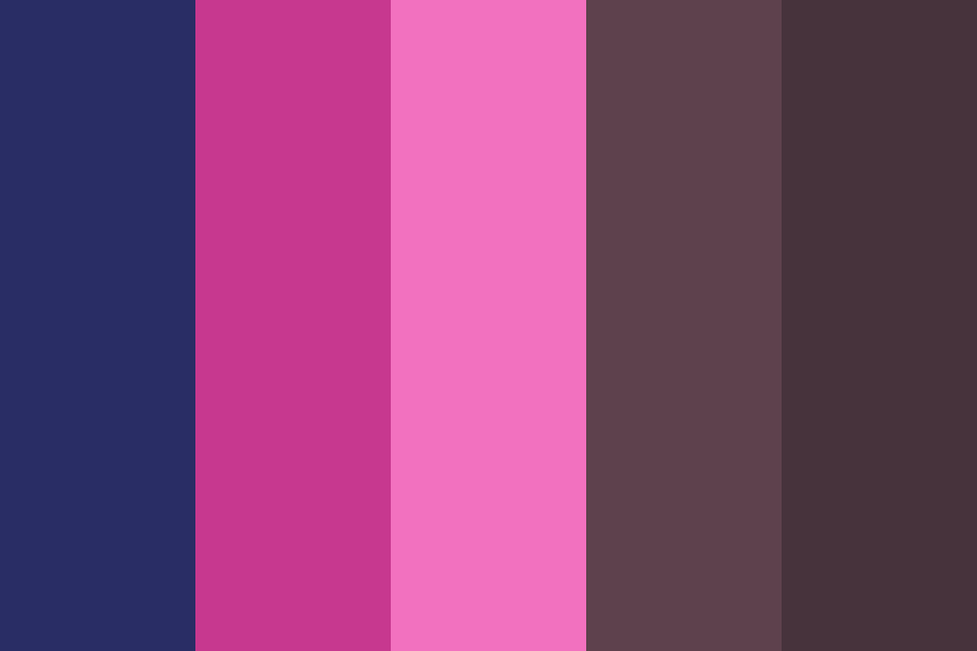 Navy Pink and Browns Color Palette