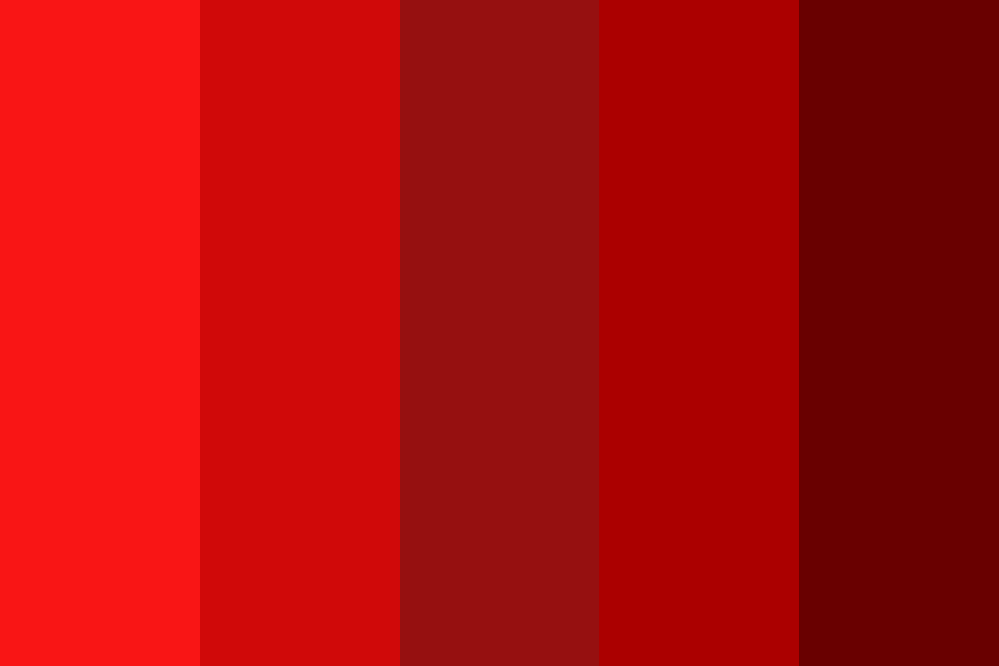 red lips Color Palette