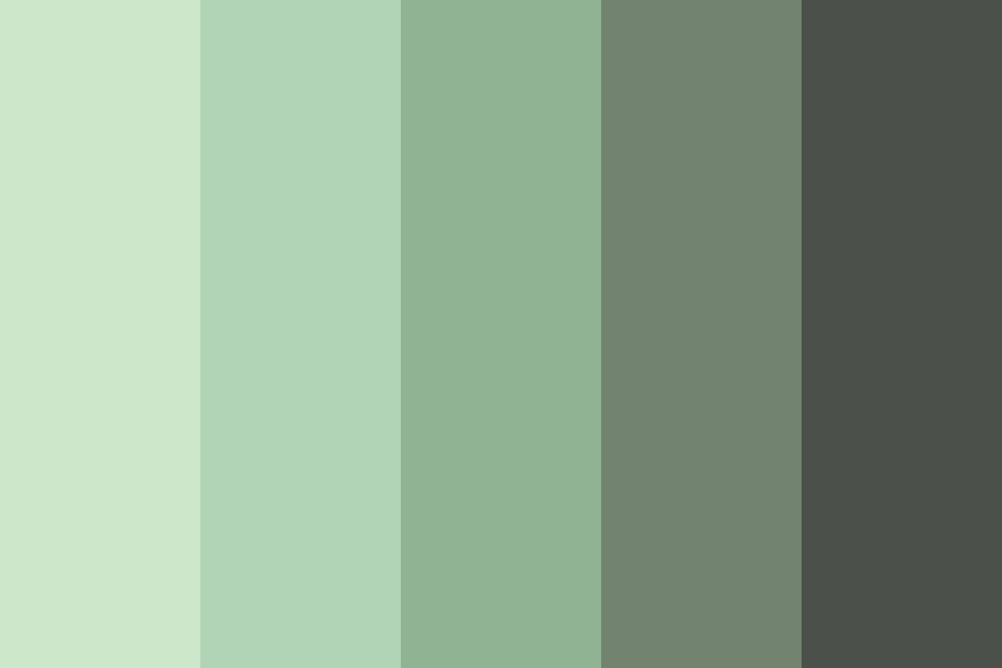Green And Grey Color Palette