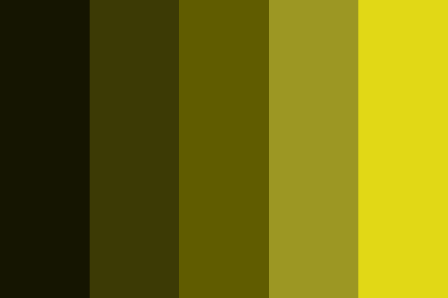 Black and Yellow Color Palette