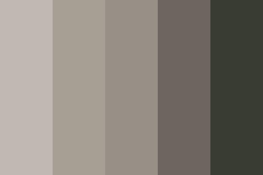 Snarling Grey Wolf Color Palette