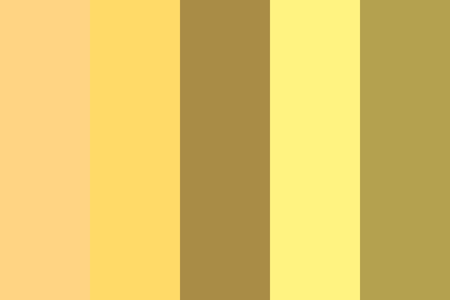 Golden colors Color Palette