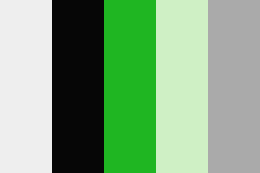 green black white Color Palette