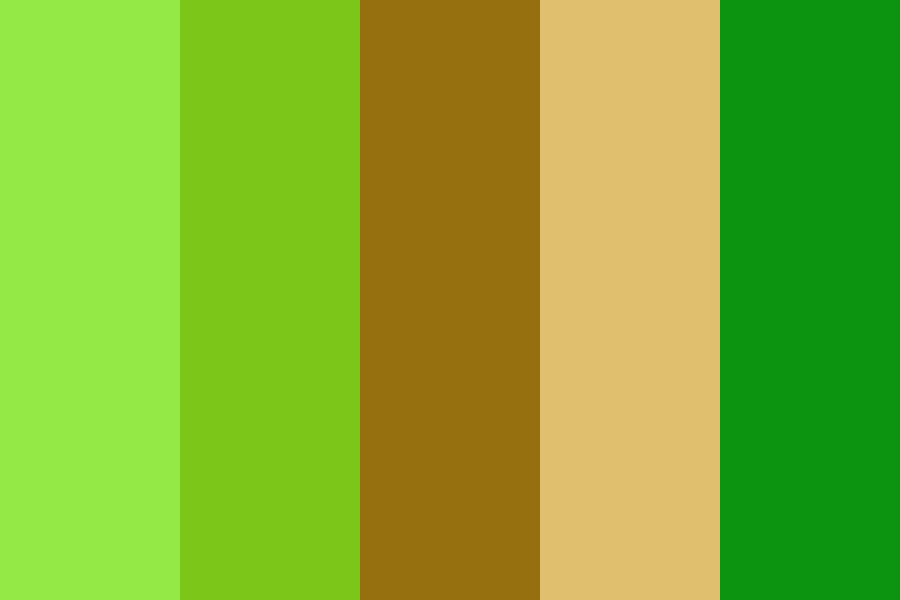 the good o'l Shrek days color palette