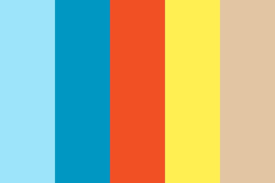 Life Aquatic Wes Anderson Color Palette