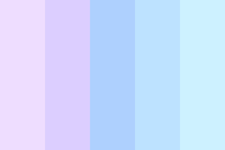 Purple to Blue- Color Palette