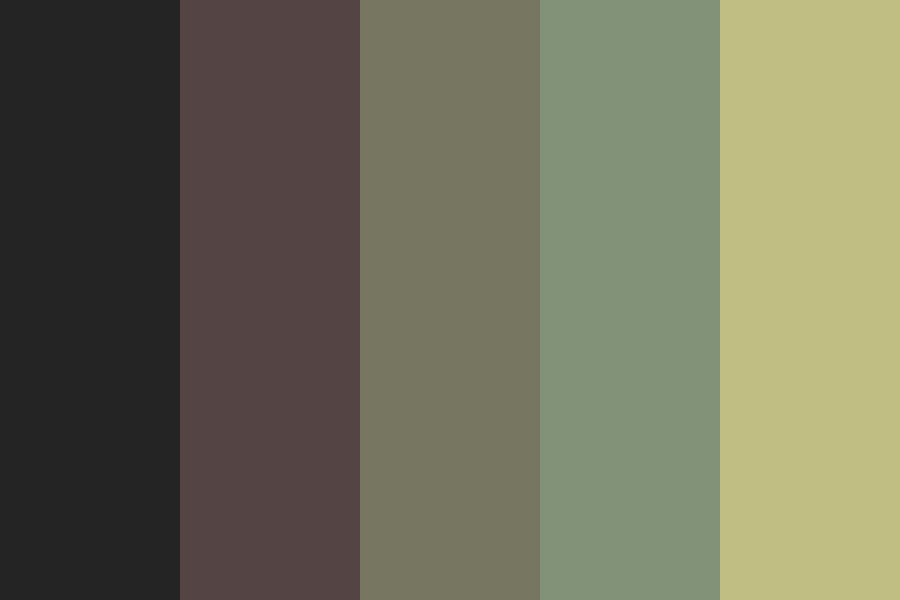 sadness Color Palette