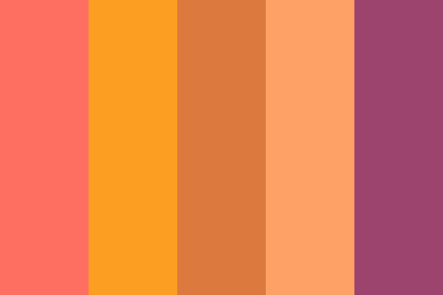 PANTONE 2019-SHIMMERING SUNSET - 1-2 Color Palette