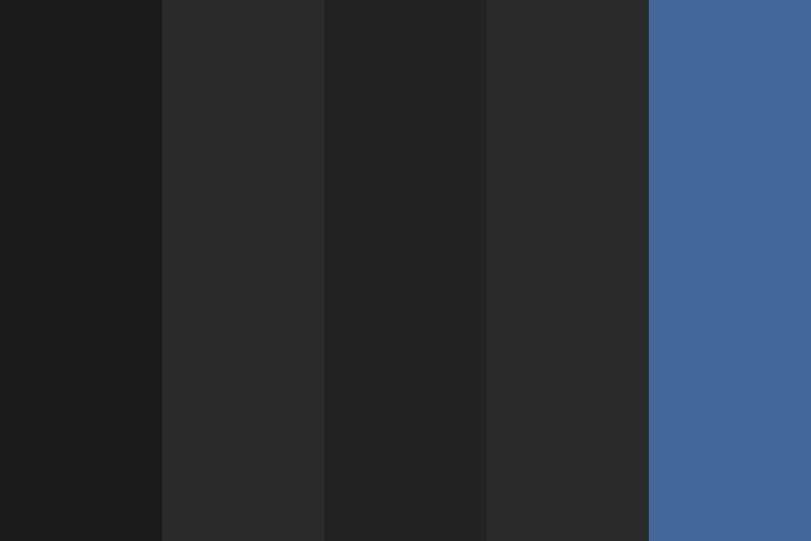 Dark Blues color palette