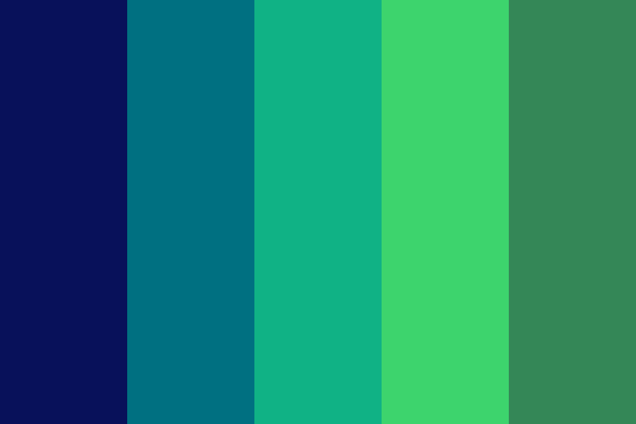peacock tail color palette