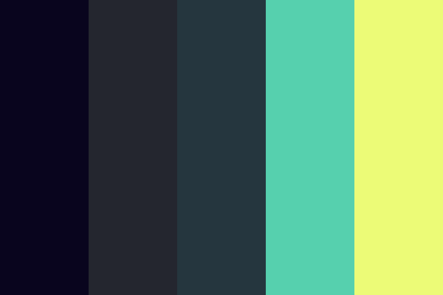 Late Night Video Games Color Palette